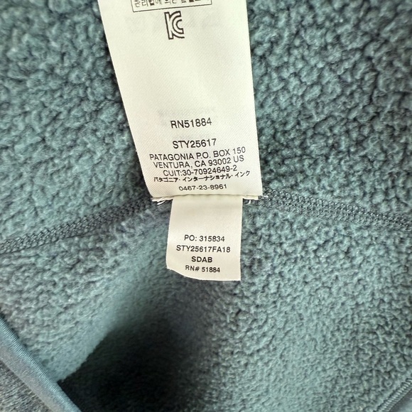 Patagonia Dark Teal Women’s Better Sweater 1/4 Zip Knitted Pullover - Small - Picture 4 of 14